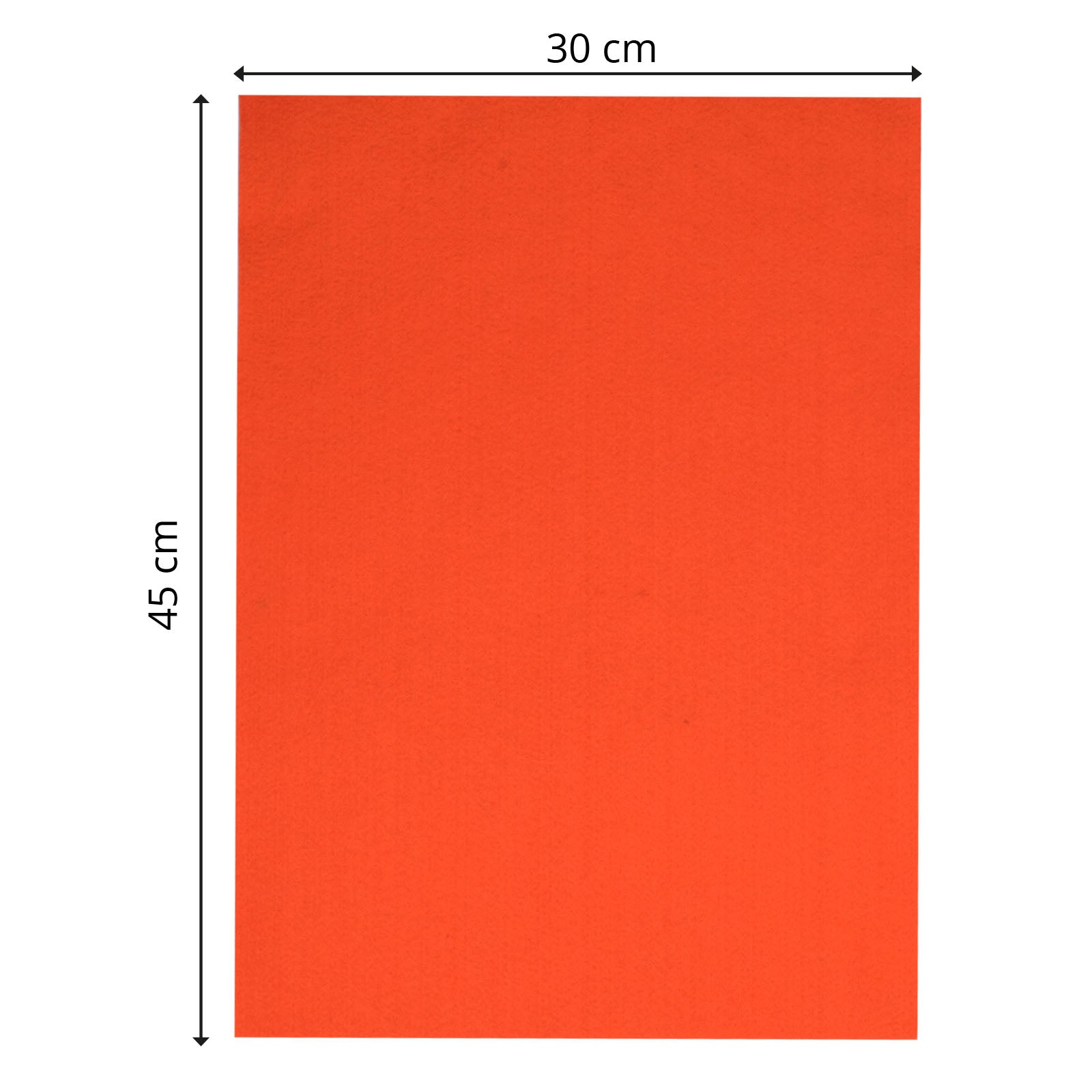 Vaessen creative • vilt 3,5mm 30x45cm oranje