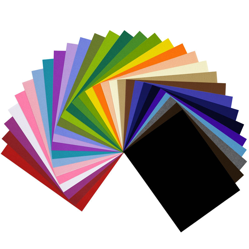 Vaessen creative • vilt multipack 1mm a3 assorti 30st.
