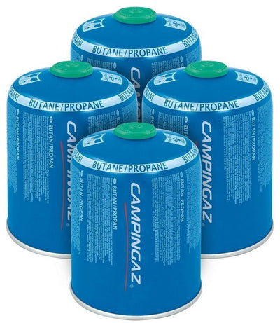 Campingaz cv470 plus cartridge - 4 stuks - kliksysteem - 450 gram butaan propaan - gas