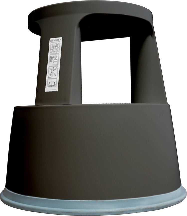 Westcott opstapkruk - 43x29x42cm - zwart - ac-e91002