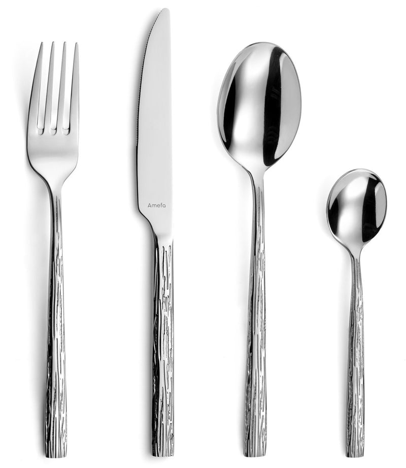 Amefa calligraphy 24-delige bestekset – 6 personen – zilver – 18 0 chroomstaal – cadeauverpakking