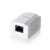 Equip equip 235111 surface mounted box 1-port cat.5e unshielded, white