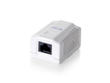 Equip 235111 1-port cat.5e surface mount box, rj-45, 5e, white, 39 mm, 29.5 mm, 54 mm - afbeelding 1