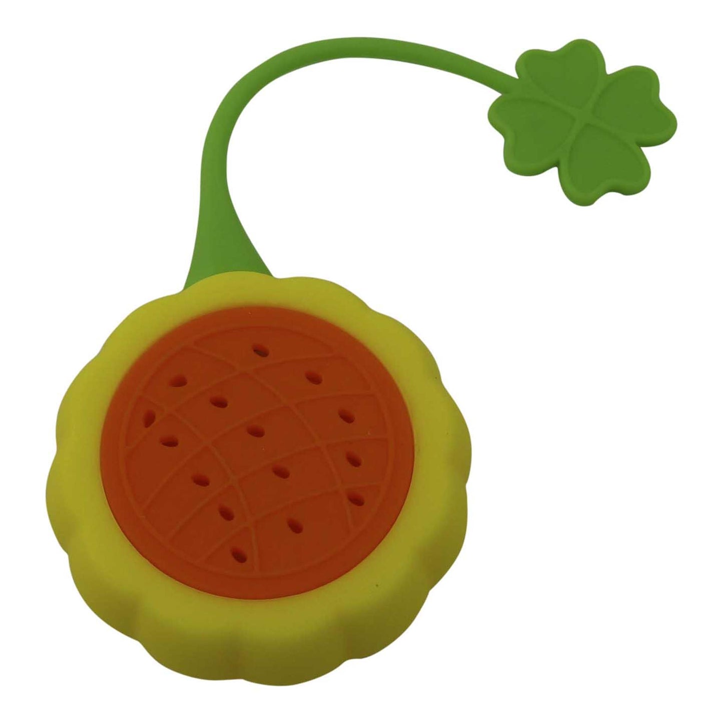 Aro houseware theezeef siliconen fruitvorm voor kruiden of thee 25 ml met temperatuur bereik -40 tot +230 graden celcius