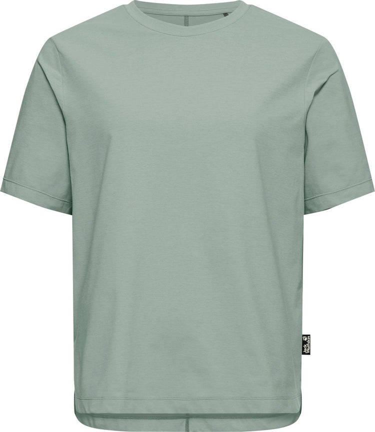 Jack wolfskin travel t w dames outdoorshirt-green zinnia