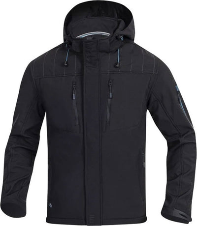 Ardon work outdoor gear ardon 4tech softshell jack | heren | zwart | l | hoog waterbestendig en ademend werkjack met afneembare capuchon