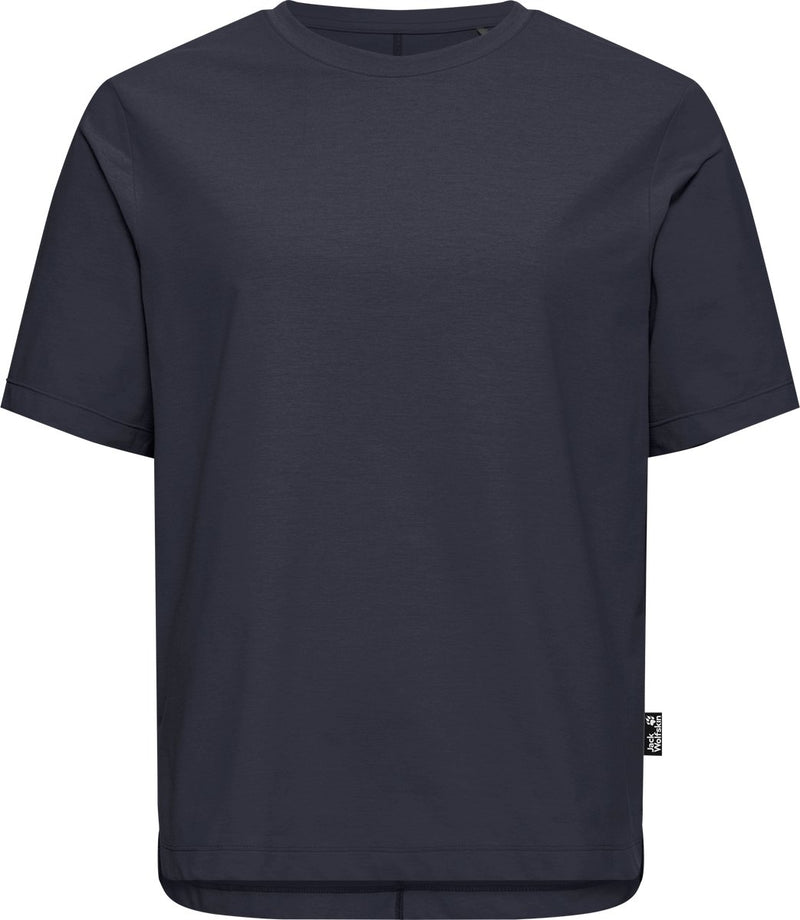 Jack wolfskin travel t w dames outdoorshirt-dark navy