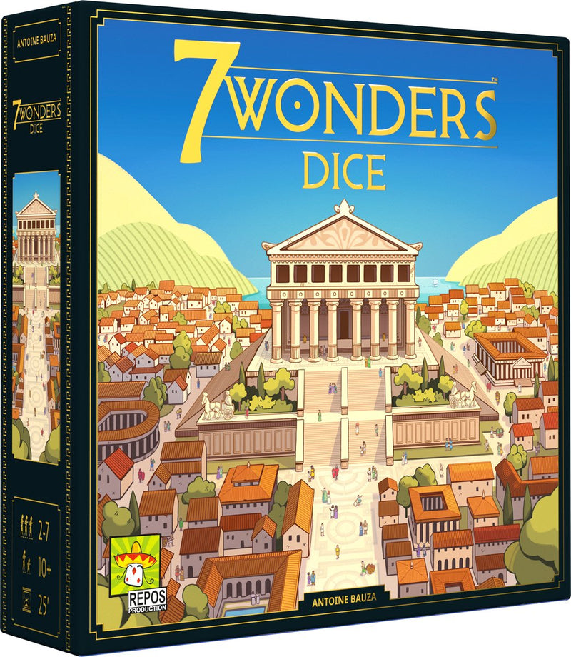 Repos production 7 wonders dice dobbelspel