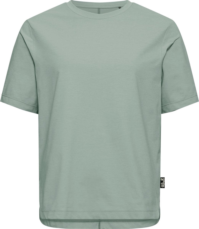 Jack wolfskin travel t w dames outdoorshirt-green zinnia
