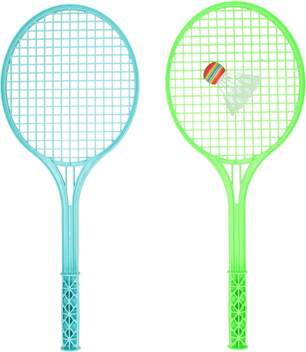 Tennisrackets junior met shuttle