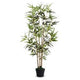 Kunstplant meet bamboe groen 120 cm