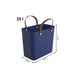 Rotho style multibag boodschappentas 25 liter iris midnightblue