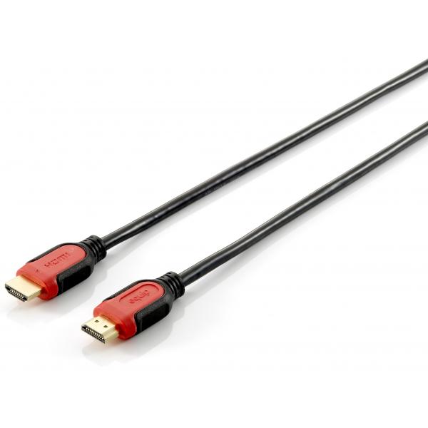 Equip 119342 highspeed hdmi 1.4 cable w ethernet, type-a, m->m, 2m, black