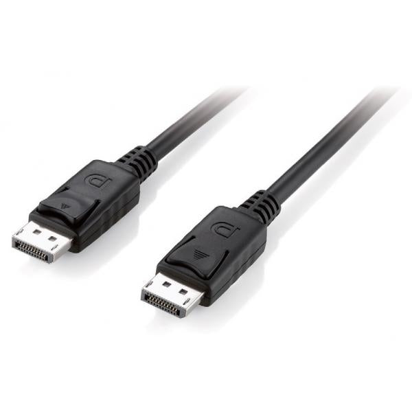 Equip equip 119333 displayport cable w latch, m m, 3m, black