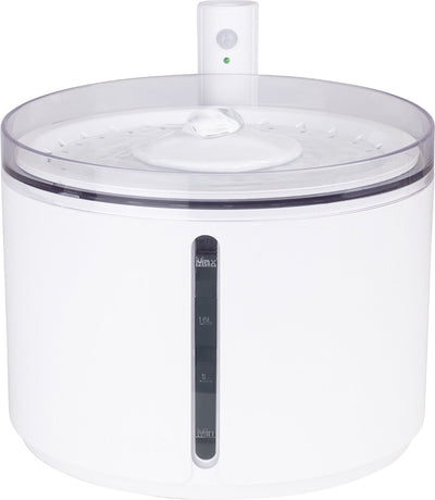 District 70 flow - draadloze drinkfontein - met bewegingssensor en filter - 2,2 l - wit