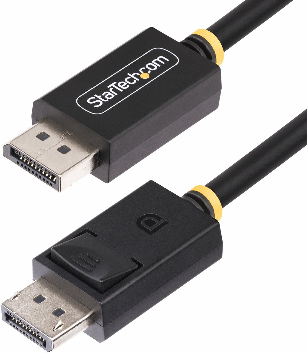 Startech 1m displayport 2.1 kabel, vesa gecertificeerde dp80 displayport kabel, uhbr20 hdr hdcp 2.2, 16k 8k 60hz