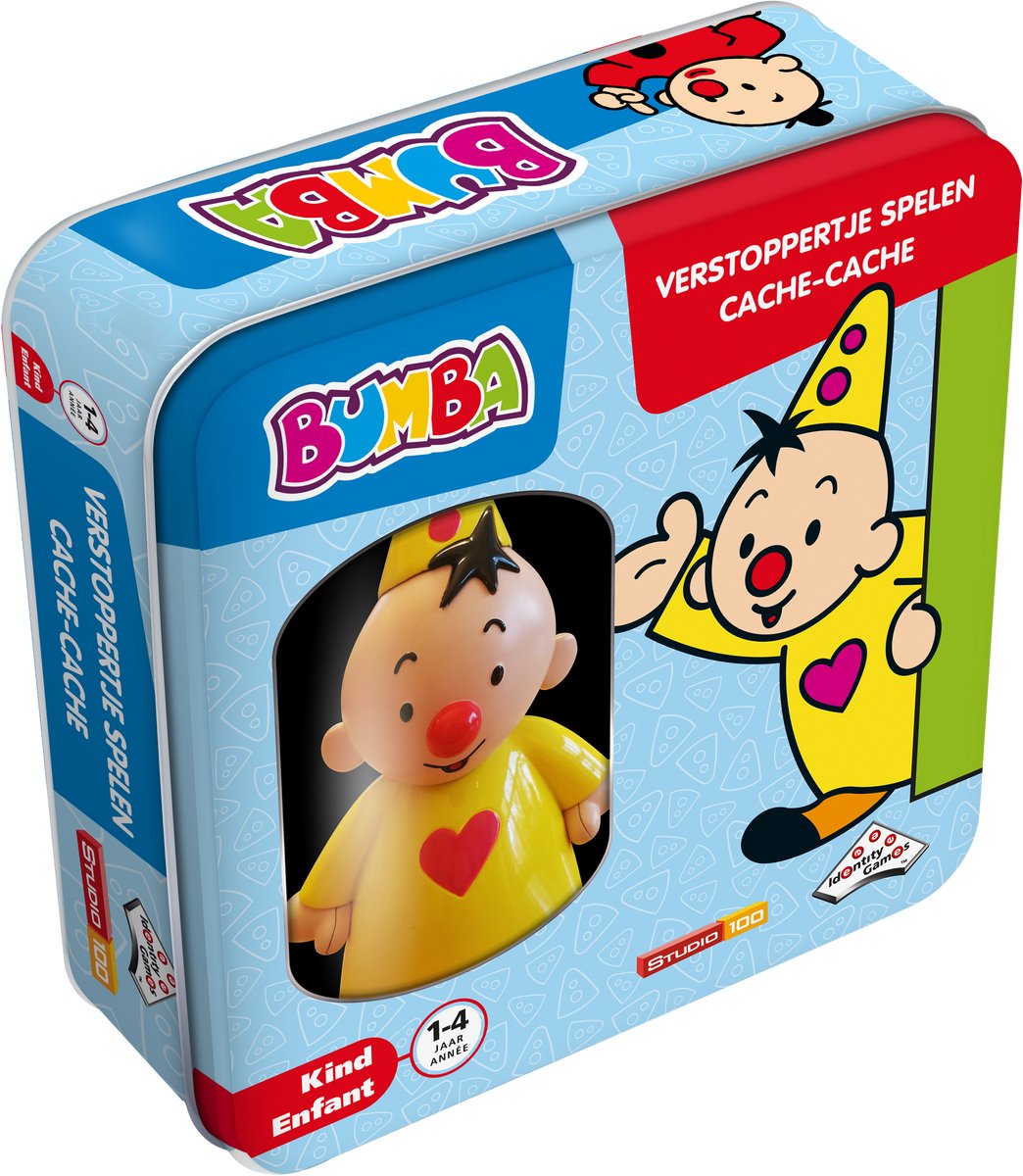 Identity games bumba verstoppertje spelen - baby- en kleuterspelletje - met sprekende bumba