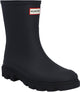 Hunter downpour short insulated boot unisex regenlaarzen - zwart