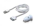 Conceptronic cusbcar2aset apple cable with car tablet charger, 2a - afbeelding 1