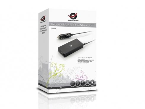 Conceptronic conceptronic cnb90car universal notebook car adapter, 90w