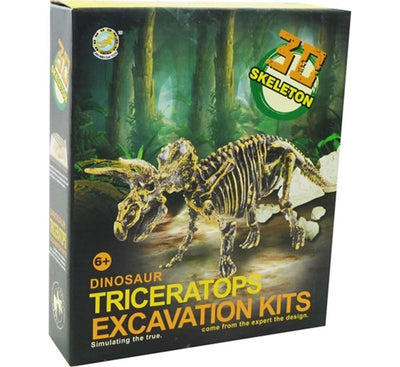 Aro dinoskelet uitbikken triceratops 23cm