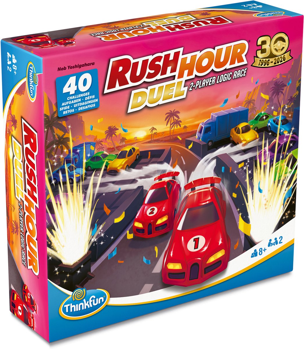 Thinkfun – rush hour duel – logicaspel – vanaf 8 jaar