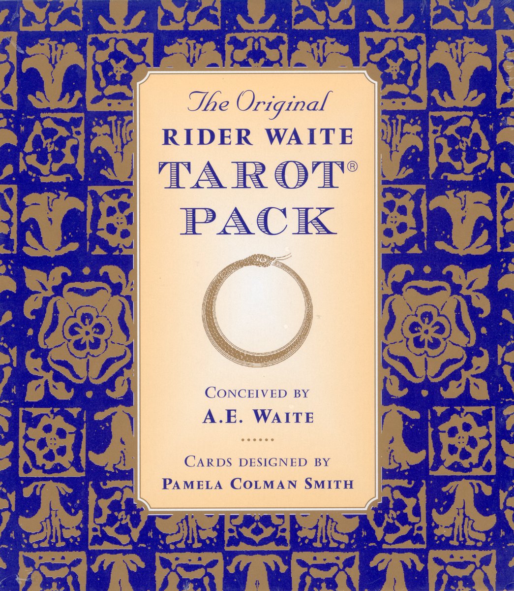 Merkloos sans marque tarotkaarten set originele rider waite stijl - inclusief gids