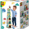 Ses creative ses stapelblokken toren met dino figuren