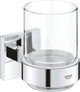 Grohe start cube glas met houder - chroom 41097000