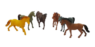 Aro paarden ca.15 cm zak a 6 stuks