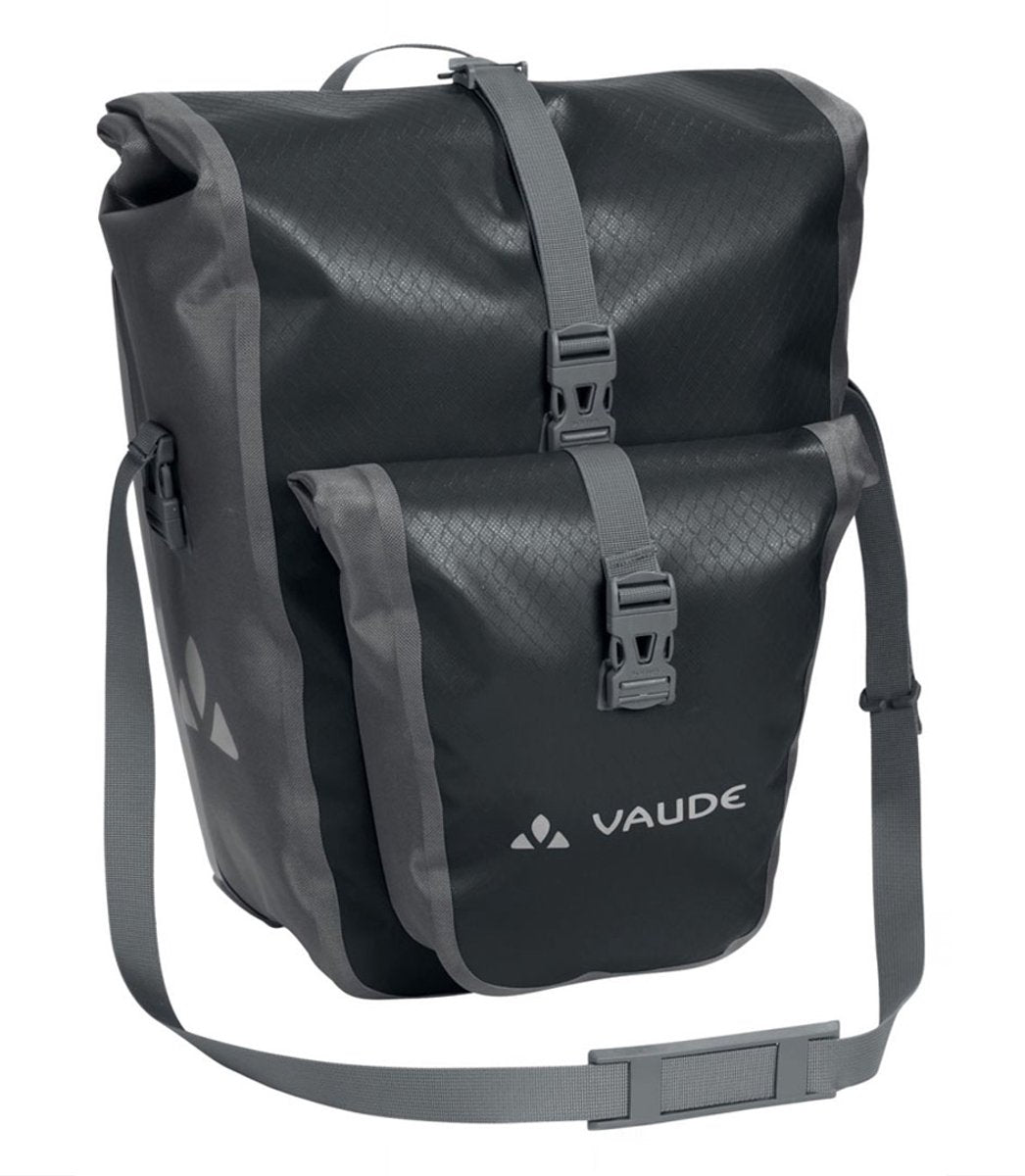 Vaude aqua back plus dubbele fietstas - 51l (2x 25,5l) - zwart