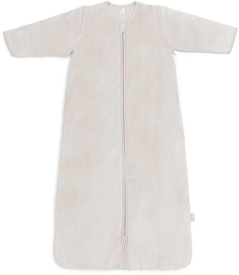 Jollein baby slaapzak winter met afritsbare mouw 110cm velvet - nougat - winterslaapzak