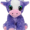 Lumo stars knuffel koe helina 15cm pluche speelgoed met grote ogen.