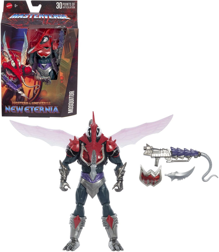 Mattel masters of the universe: new eternia masterverse action figure mosquitor 18 cm action figuur