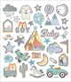 Creativ company stickers baby boy, 1 vel