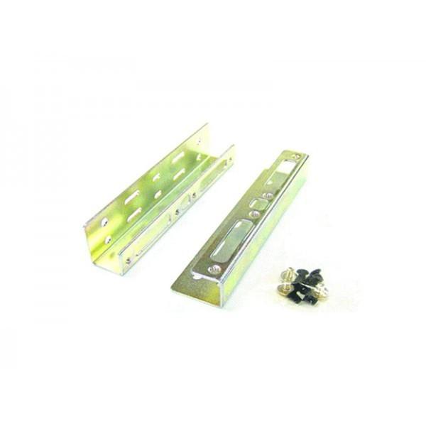 Adj adj 120-00003 bracket hdd, 5.25 -> 2,5 3,5 , 12 screws, silver