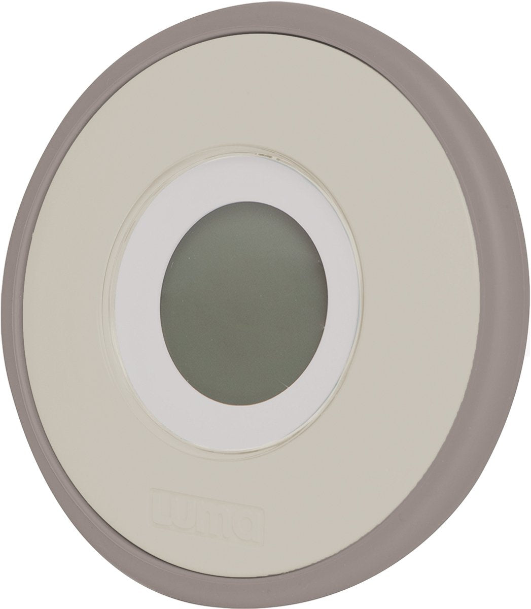Luma digitale badthermometer almond