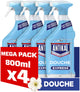 Antikal douche express spray witte bloem - 4 x 800ml - zonder spoelen