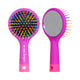 Aro houseware haarborstel rainbow volume brush met spiegeltje