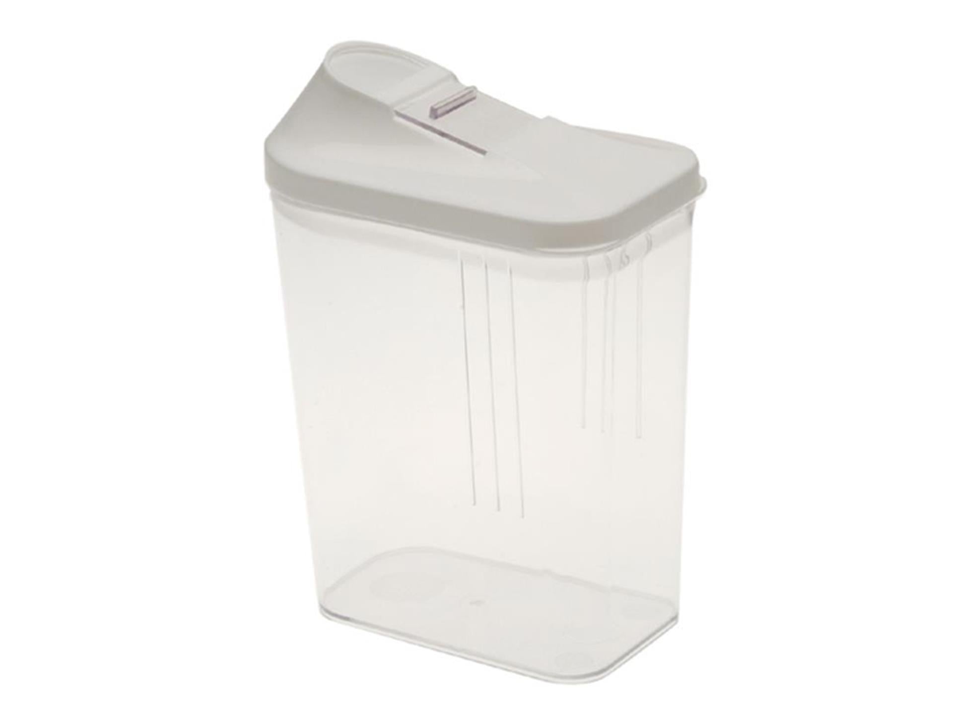 Keeeper strooibus 1,5l 11,5x7x21cm wit transparant