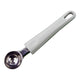 Aro houseware meloen- of boterbollepel rvs met wit kunststof heft kasun