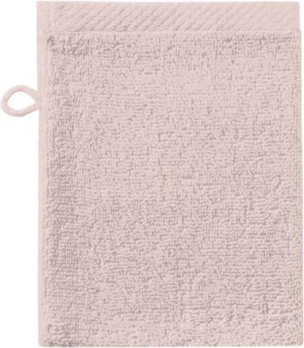 Seahorse - pure - washandje - 16x21 cm - set van 3 stuks - roze