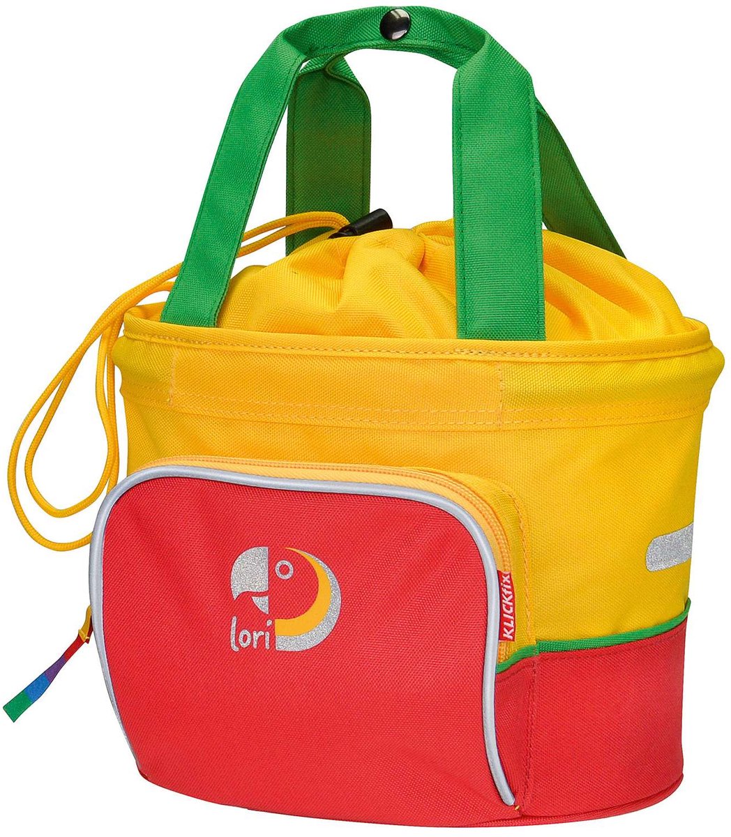 Klickfix stuurtas shopper kind lori 4l rood