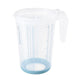 Keeeper kunststof maatbeker anti-slip 1,5l ø13,5x19cm nordic blue