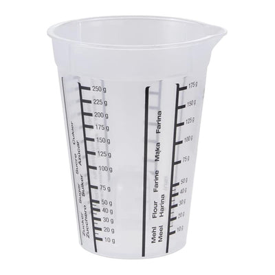 Keeeper kunststof maatbeker 0,25l ø8,5x11,5cm transparant