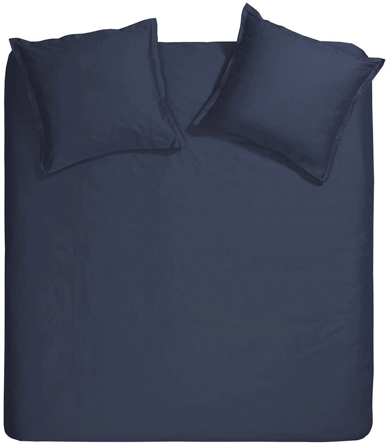 Cinderella sundays dekbedovertrek - extra breed - satijn - 260x200 220 cm - navy + 2 kussenslopen