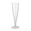 Duni crystallo champagneglazen 13.5 cl 10 stuks transparant