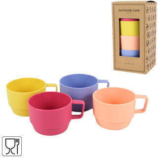 Norlander bekers 300 ml set van 4 | 12 stuks