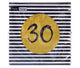 Servetten 30th birthday 33x33 cm | 4 stuks