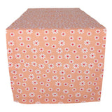 Daisy flowers tafelloper oranje 50x140 cm | 3 stuks - afbeelding 1